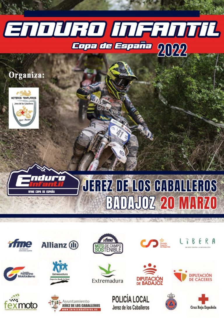 CARTEL ENDURO INFANTIL